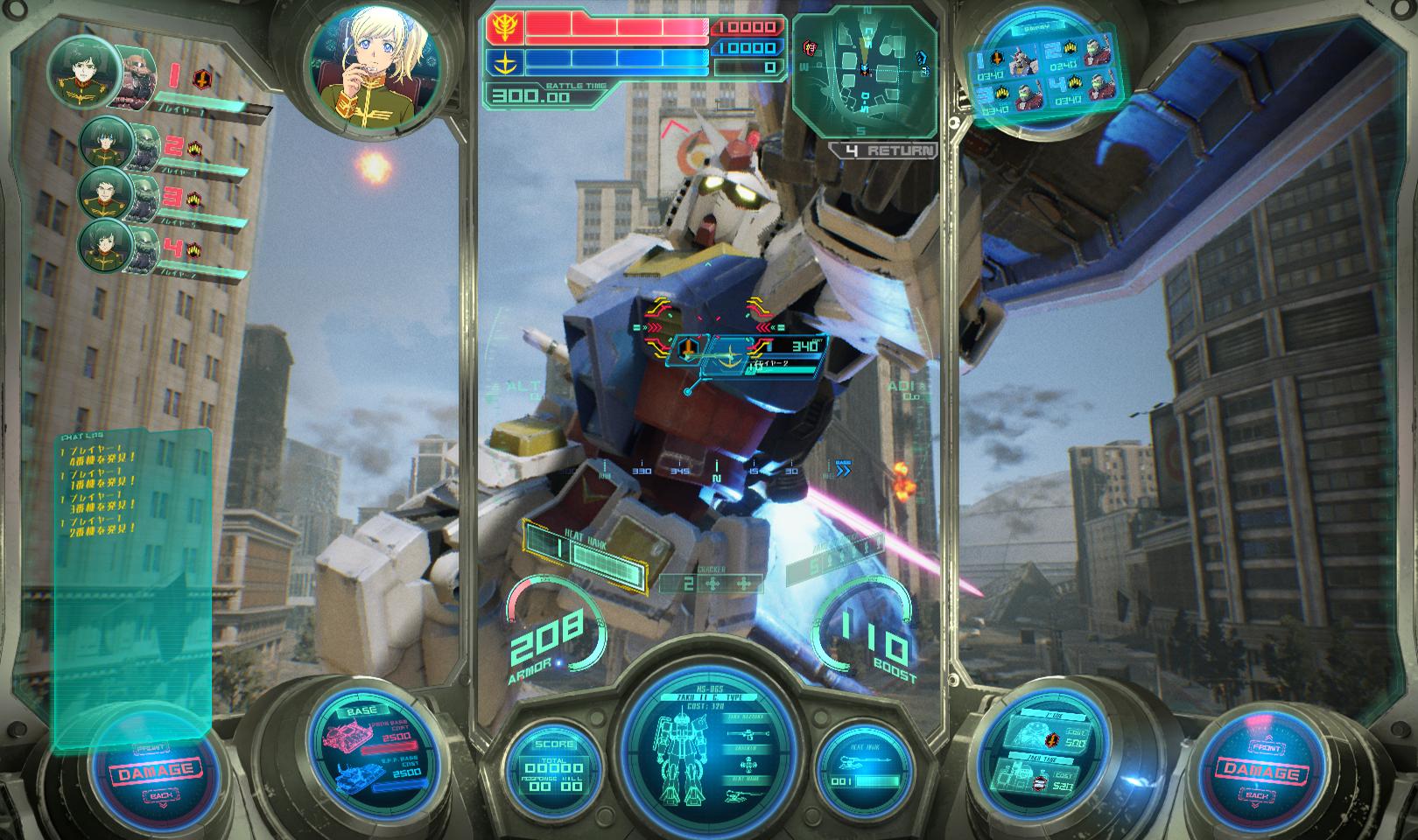 AC新作「機動戦士ガンダム 戦場の絆II」を体験--オープン型新筐