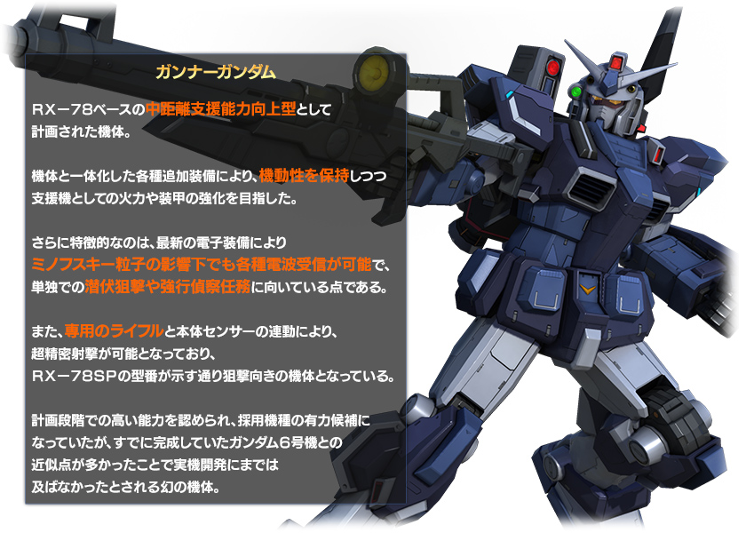 ガンナーガンダム の設計図が手に入る再チャンス 自分はあの武器は見ていません キャンペーン実施のお知らせ 機動戦士ガンダムバトルオペレーション Gundam Perfect Games Gpg